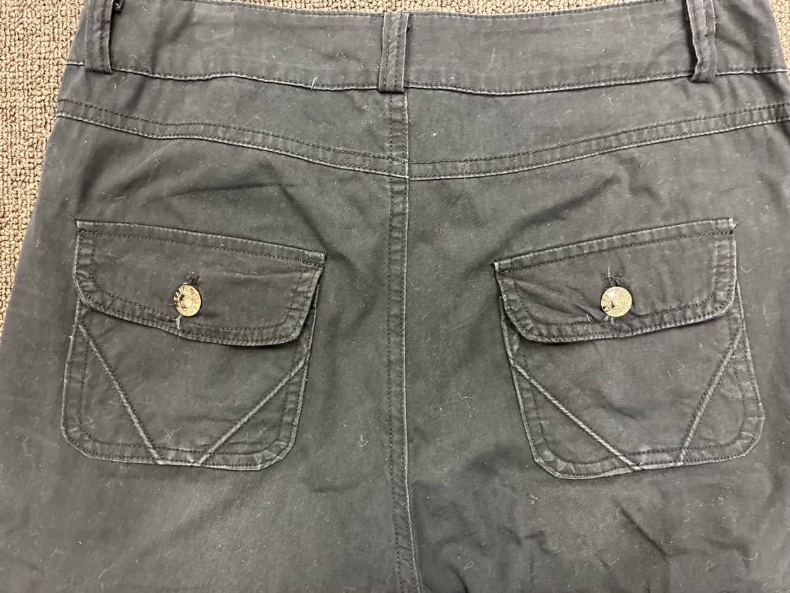 XL)Japanese vintage 여성 포켓 디테일 카고 팬츠 상품이미지8