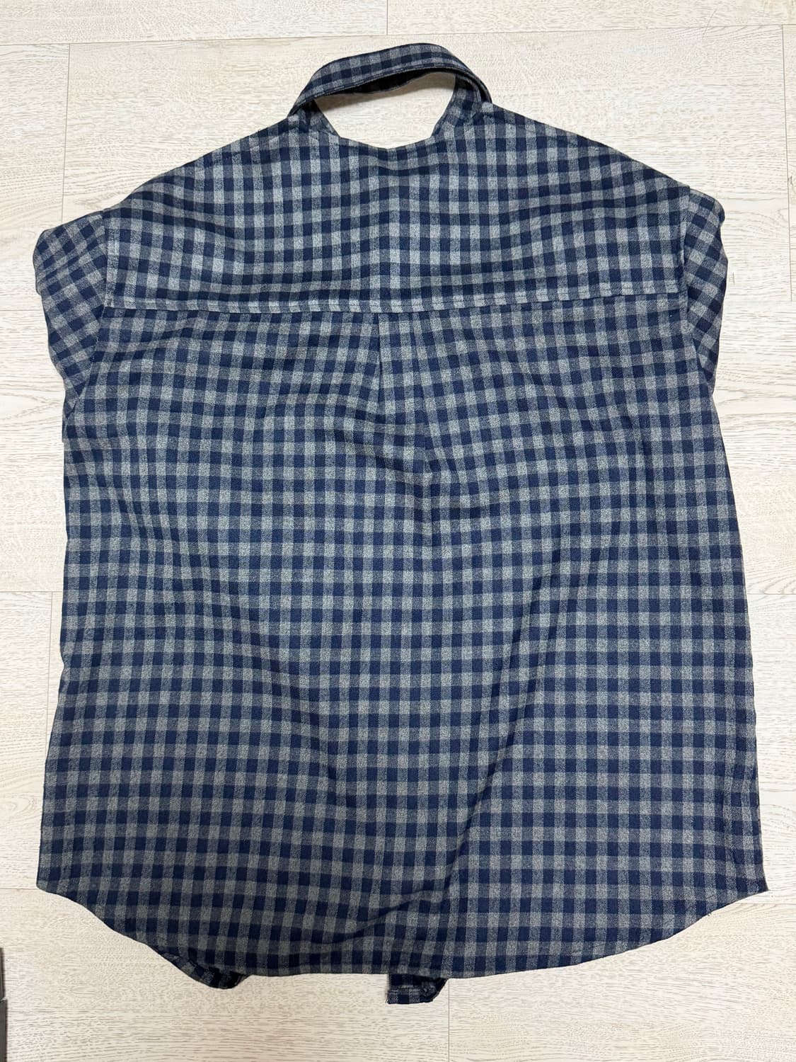 LCDC CHECKED HALTERNECK SHIRT (NAVY) 상품이미지6