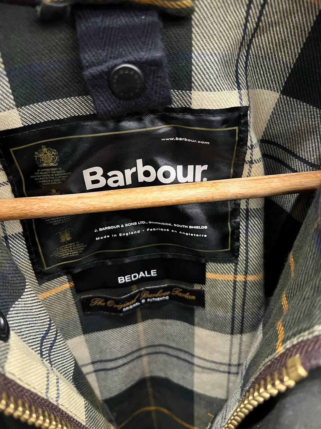 Barbour 바버 비데일 올리브 왁스 자켓 상품이미지9