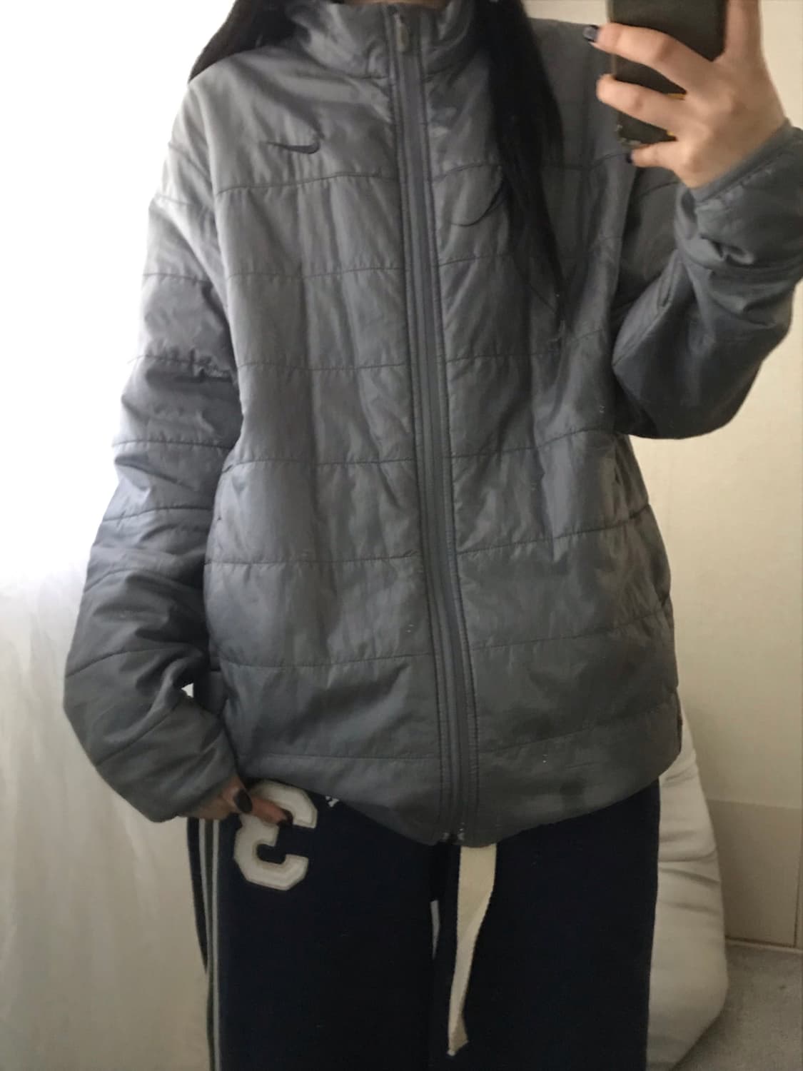 나이키 그레이 경량패딩 상품이미지4