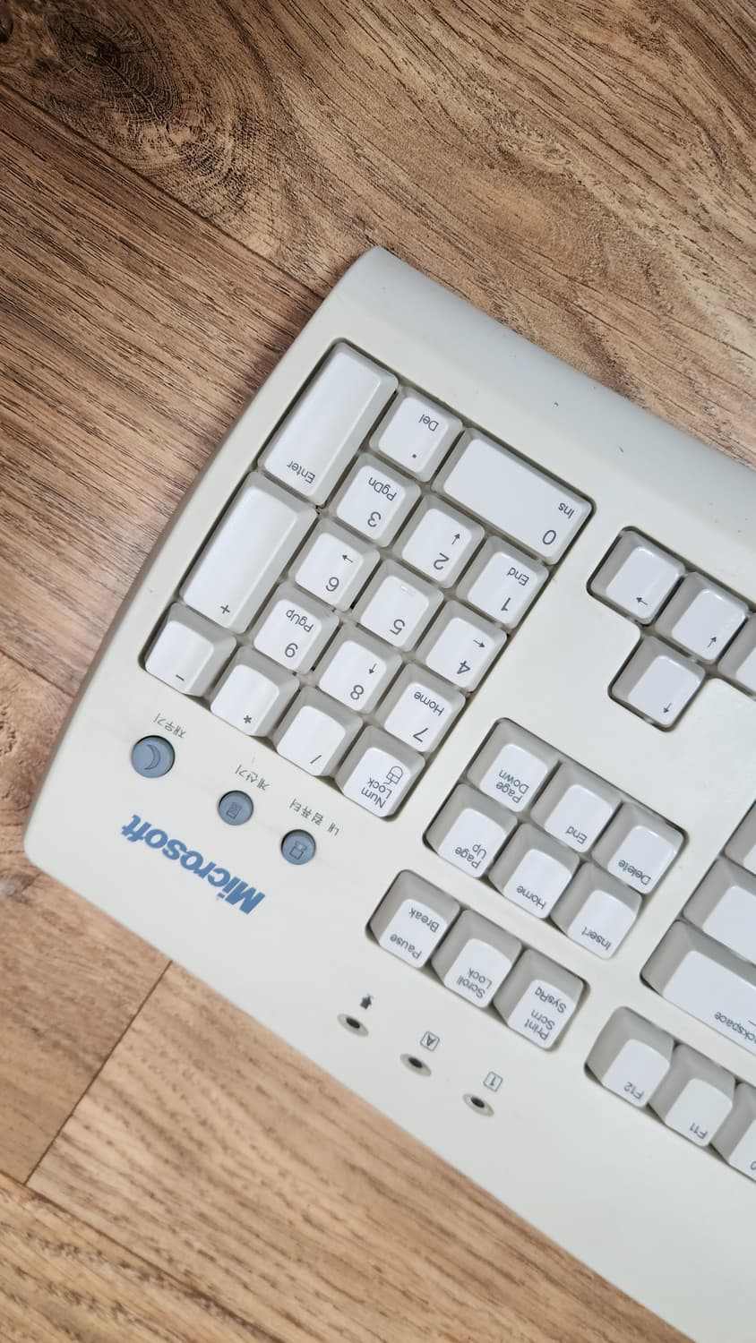 # 빈티지 마이크로소프트 인터넷 키보드 RT9443 PS2급처 상품이미지4