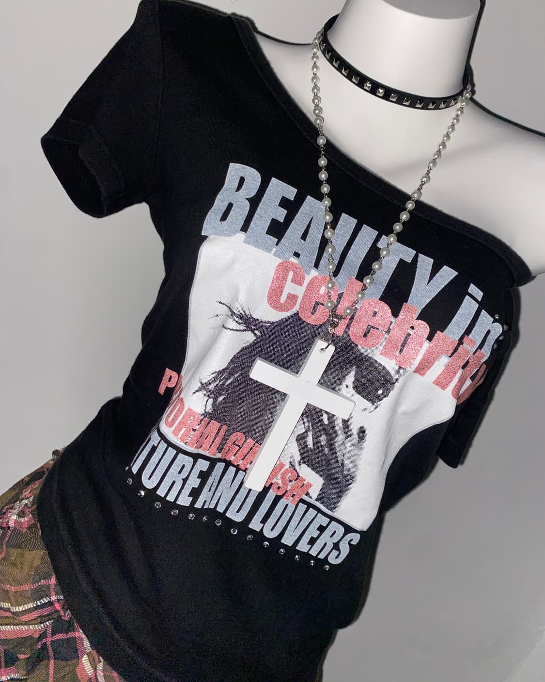 COLZA Celebrity y2k T-shirt 상품이미지3