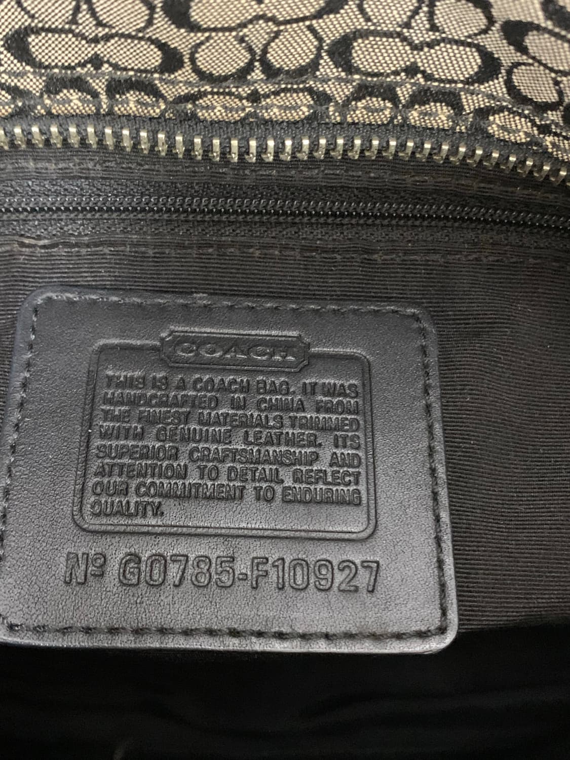 Coach black tote bag 상품이미지6