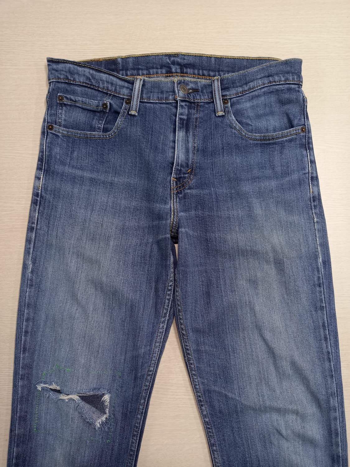 32 리바이스511 콜롬비아 워싱 스판 슬림일자 리페어진 32-301 상품이미지3