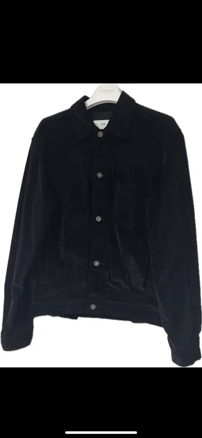 이얼즈어고 블랙 코듀로이 트러커 상품이미지1