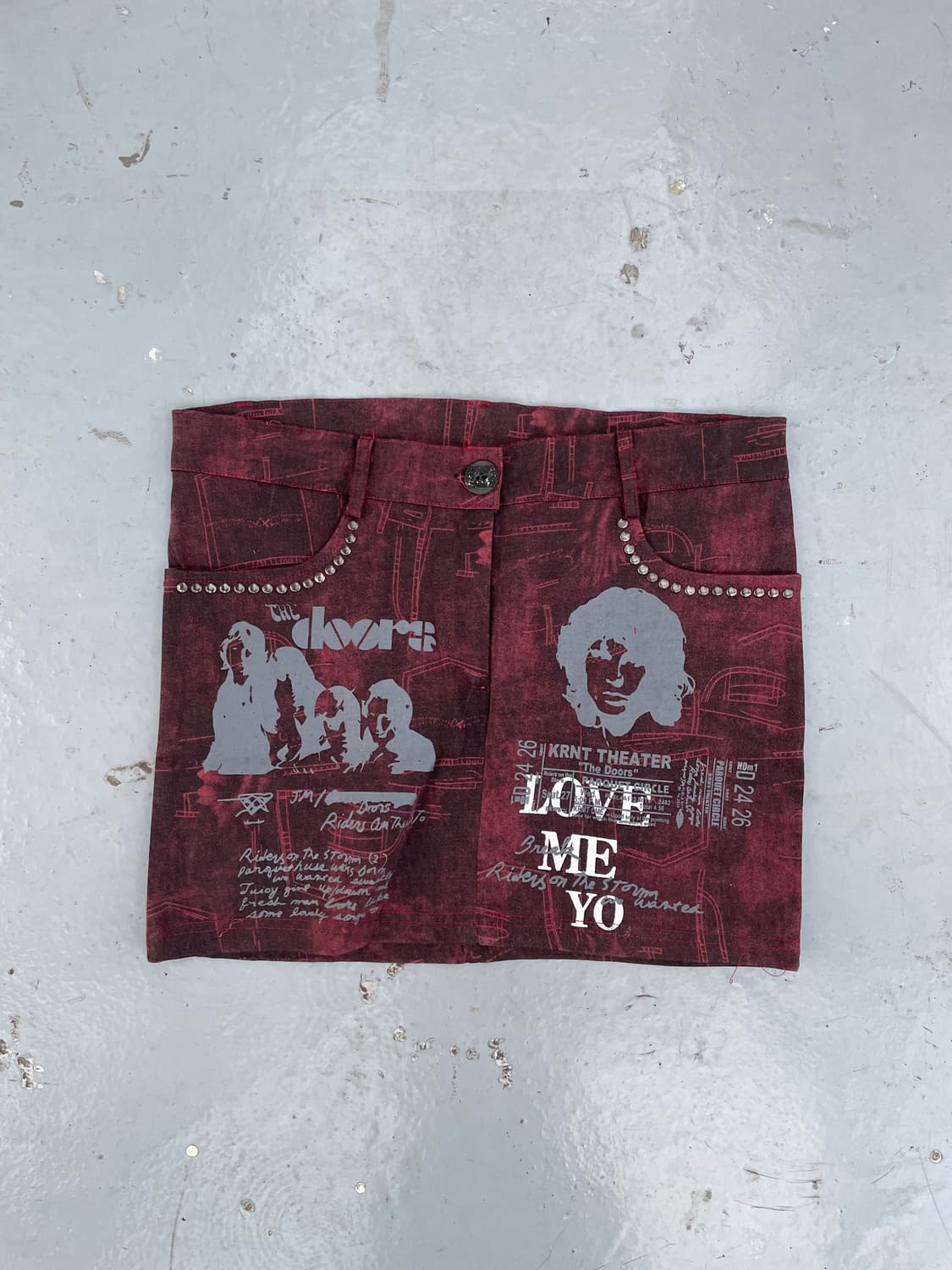 🎸레드 프린팅 스커트🎸 상품이미지4