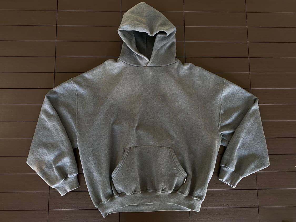 (XXL) 00s 빈티지 러셀 후드 다크그레이 상품이미지1