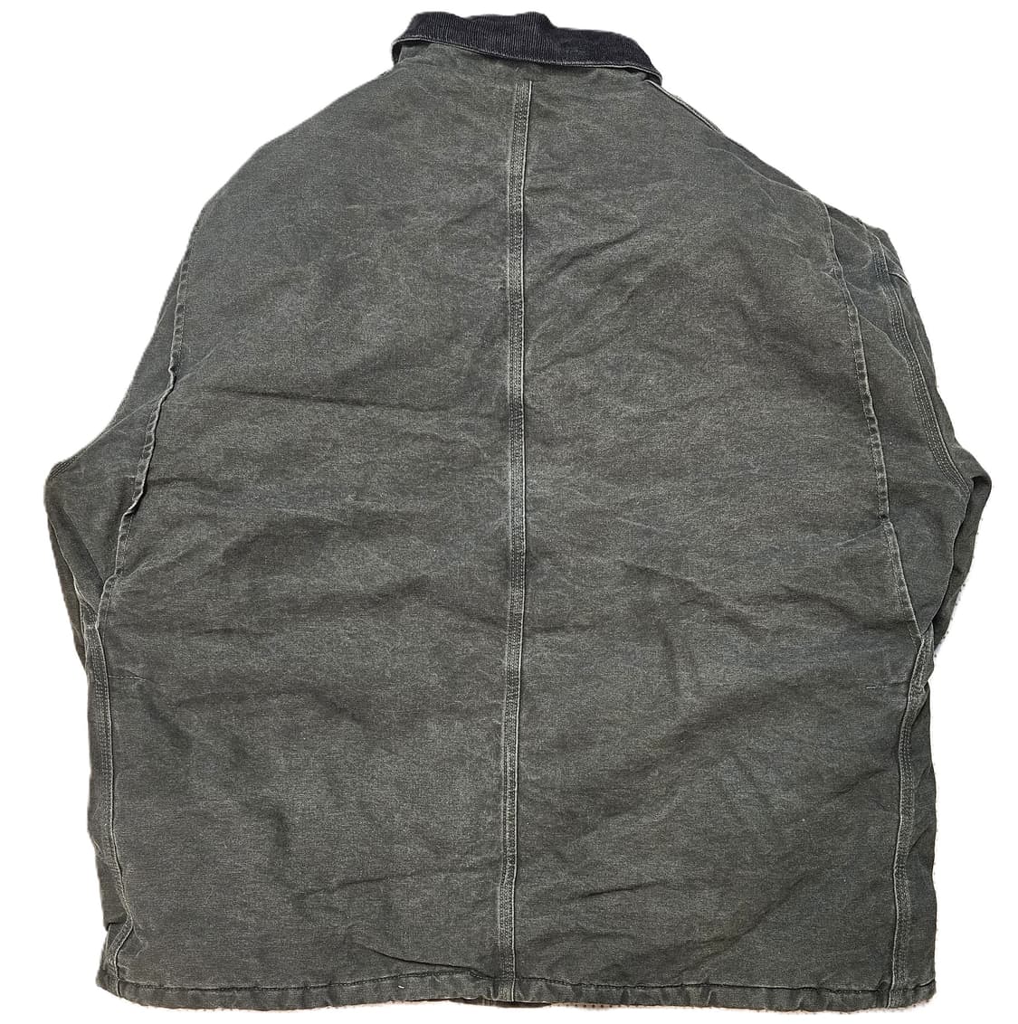 칼하트 덕 워크 코트 블랙 페이드 헤비웨이트 상품이미지2