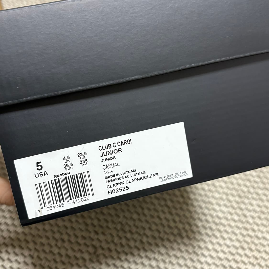 리복 카디비 통굽 스니커즈 상품이미지4