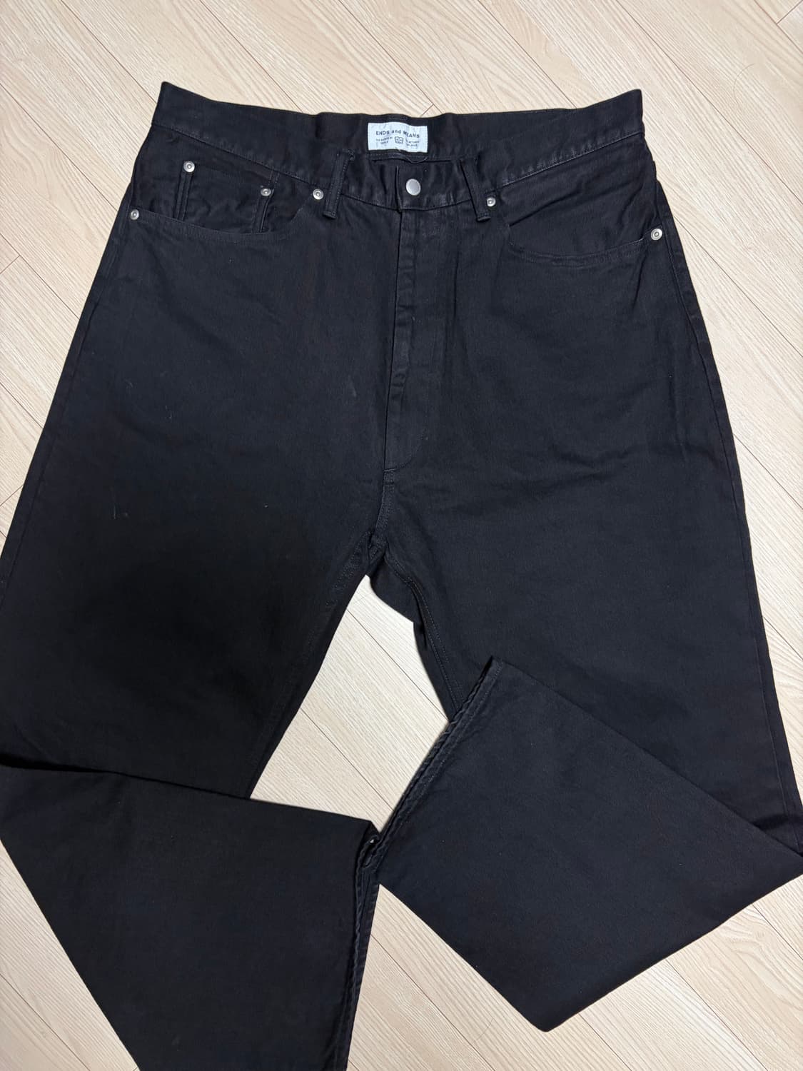 엔즈앤드민즈 ends and means 블랙 데님  상품이미지2