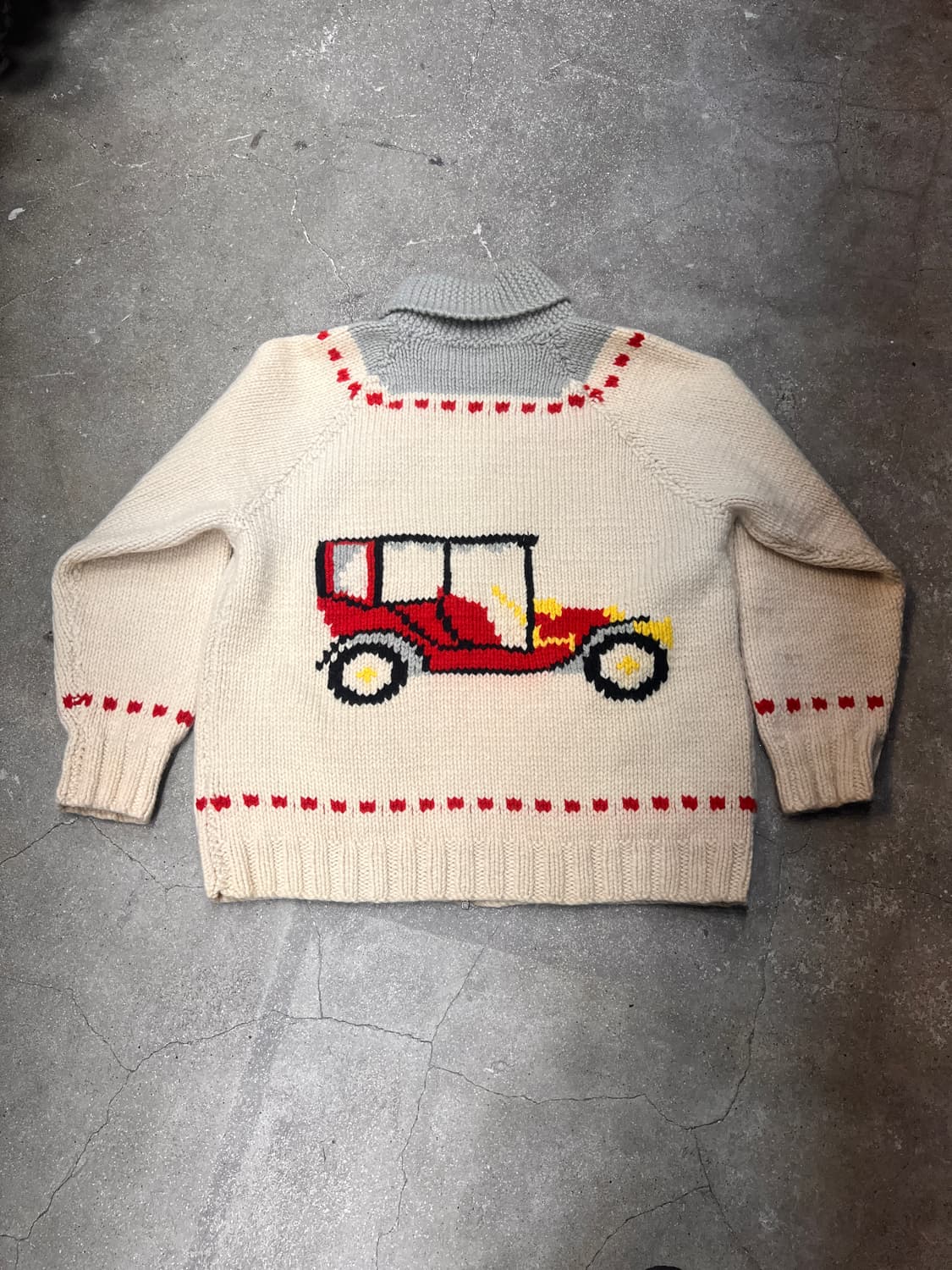 60‘s 코위찬 집업 스웨터  상품이미지4