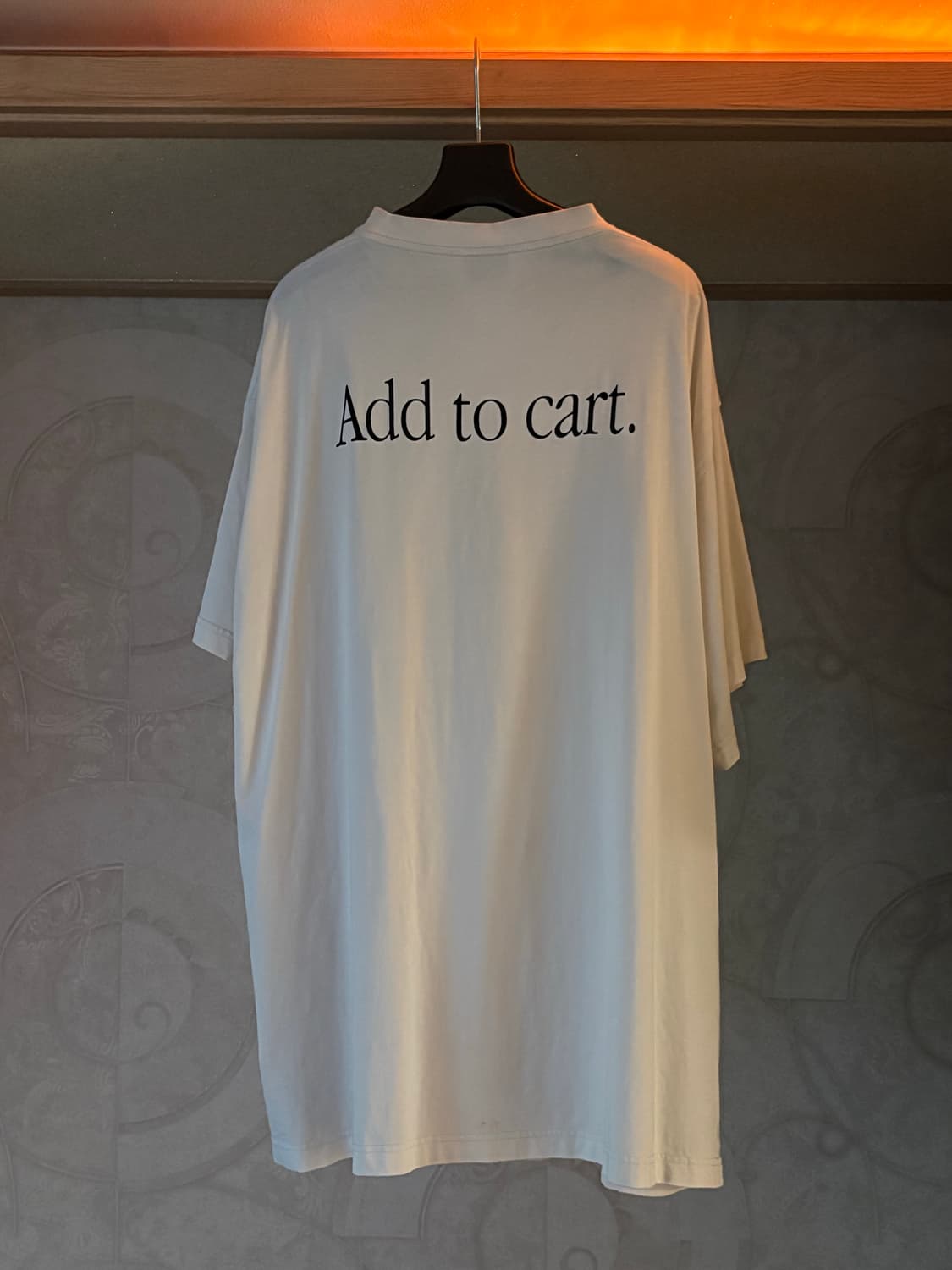 남성 엑스커베이터 스니커즈 오버사이즈 티셔츠 더티 화이트 상품이미지4