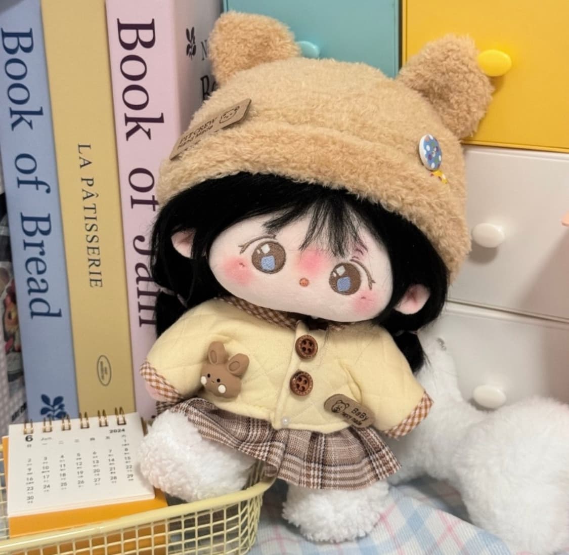 20cm 인형 버터베어 옷 의상 4세트(모자+상의+하의+신발) 상품이미지4