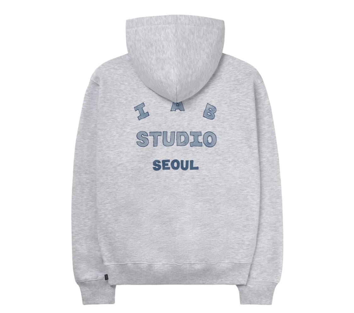 (L) 아이앱 서울 라이트그레이 후드티 상품이미지1