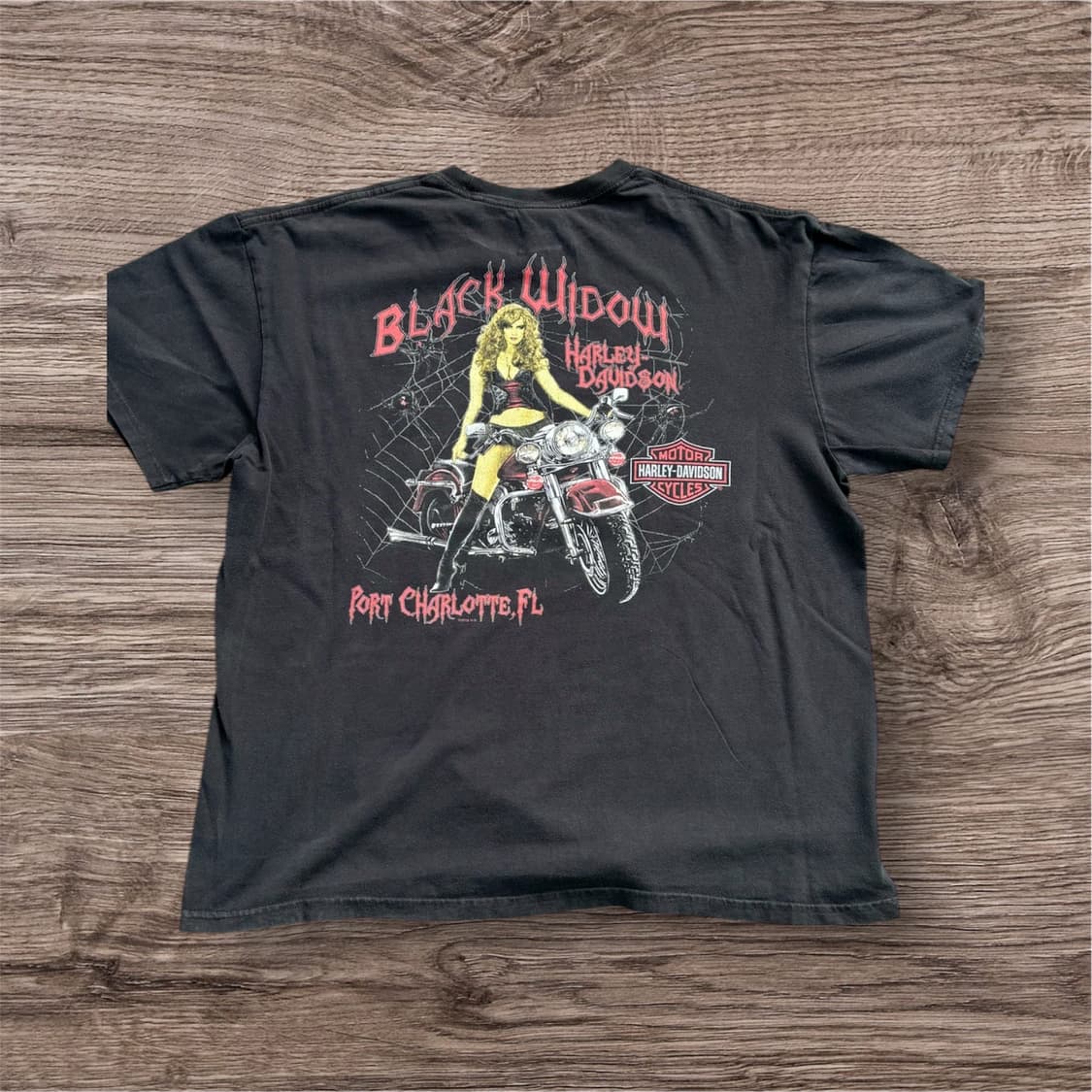 Harley-Davidson ’BLACK WIDOW‘ T-shirt 상품이미지3