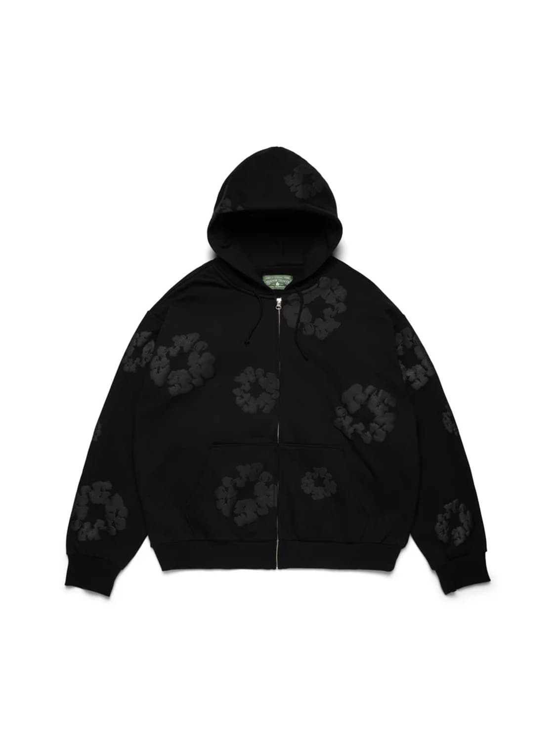 (새상품) 데님티어스 블랙 후드집업 M 상품이미지1