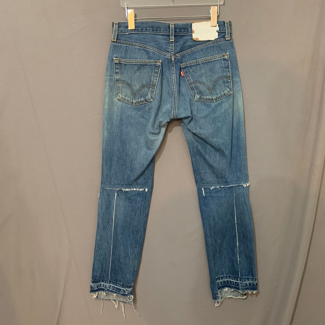 S 올드파크 리바이스 리메이크 절개 데님 청바지 상품이미지2