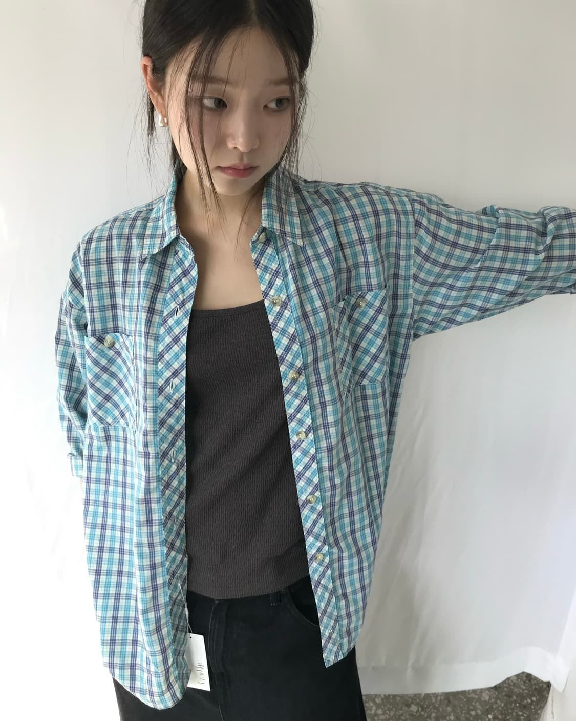 쿨 체크 셔츠  상품이미지1