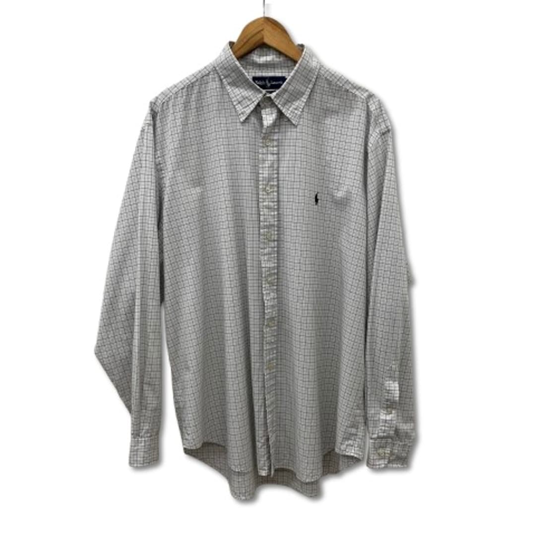 폴로 랄프로렌 버튼 다운 긴팔 체크 셔츠 상품이미지1