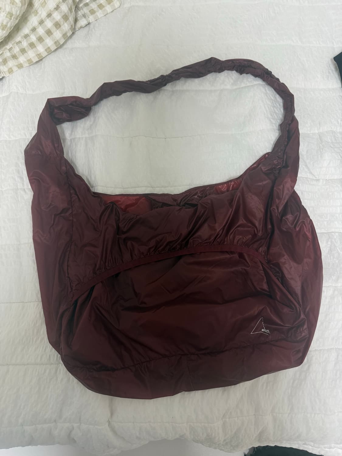 급급처)로아 패커블 노트백 레드 버건디 와인 상품이미지2