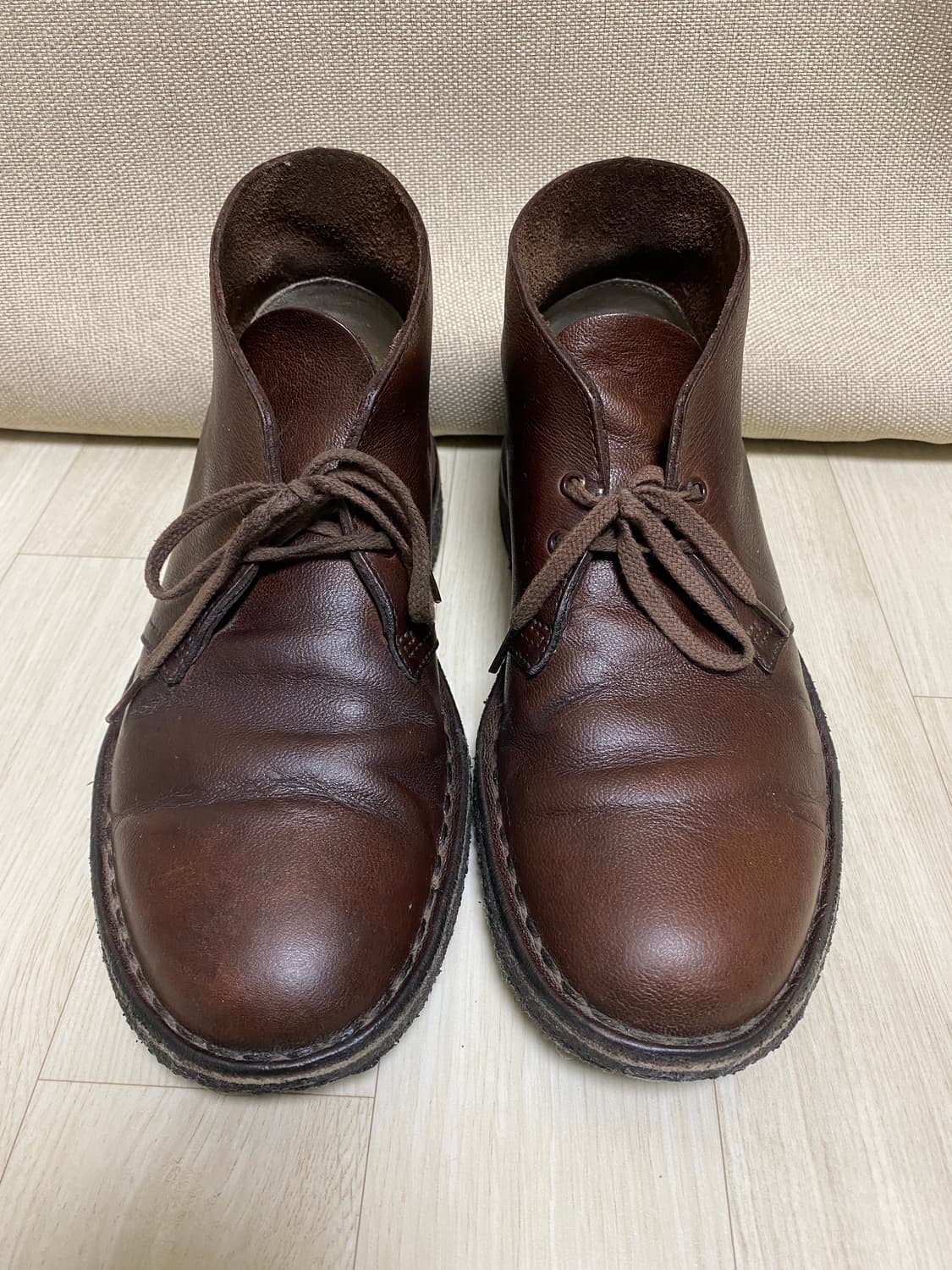 [245] 클락스 데저트 처카 부츠 브라운 가죽 상품이미지1