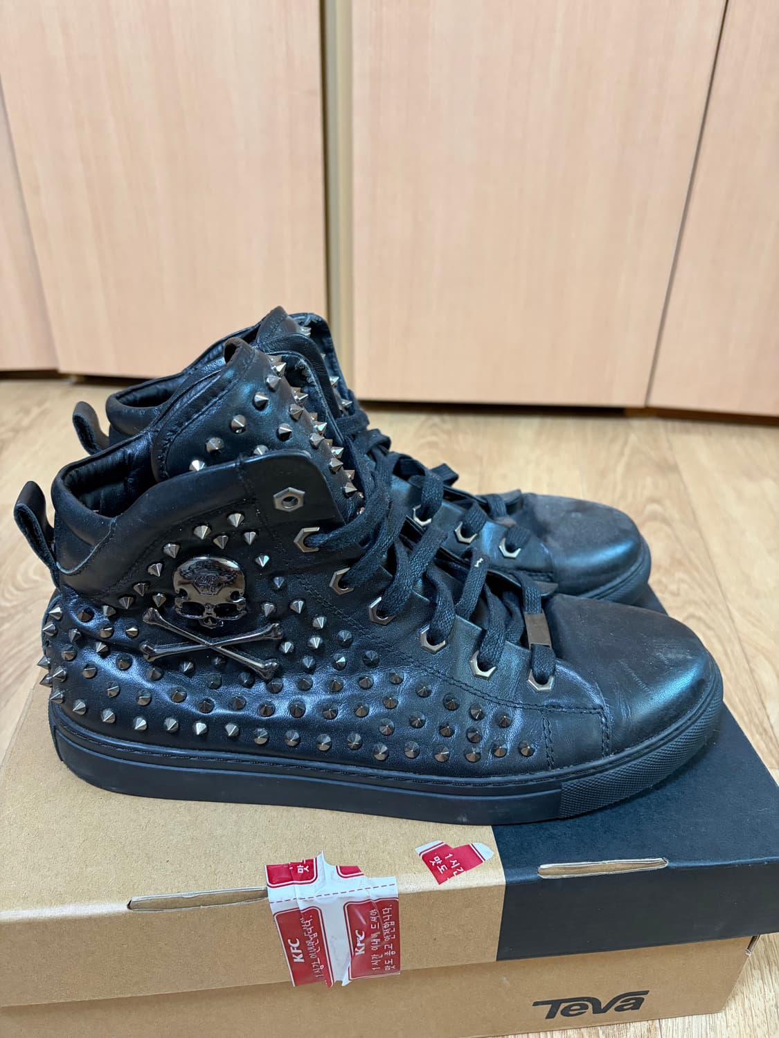 해골 펑크 하이탑 상품이미지2