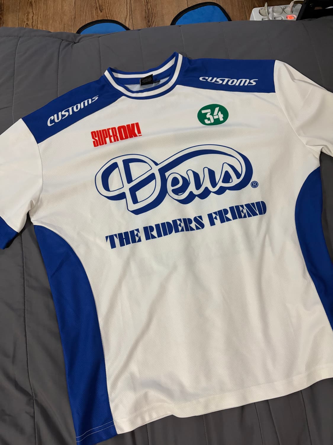 데우스 엑스 마키나 랜디 모토 티셔츠_빈티지 화이트 S 상품이미지1