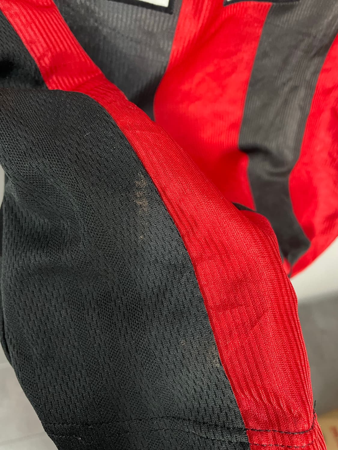 아디다스 98-99 AC밀란 레오나르두 아라우주 홈 반팔 유니폼H2238 상품이미지10