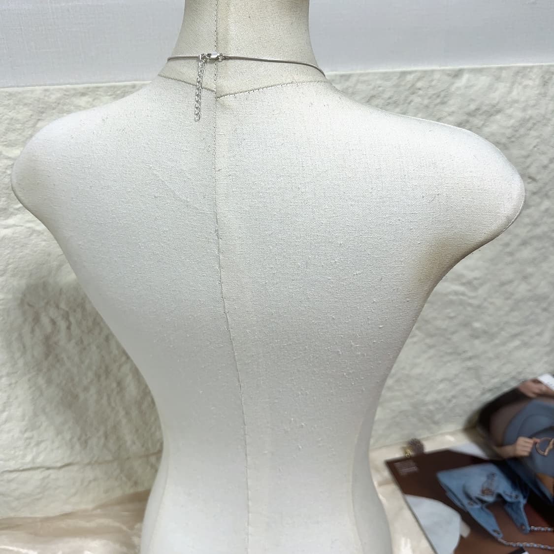 빈티지 중세 마테 부츠양말 스네크체인 목걸이 상품이미지3