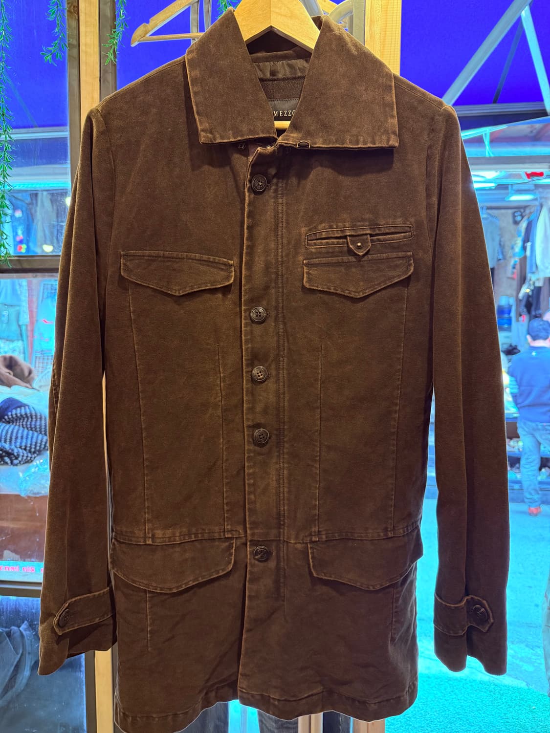 인터메조 브라운 스웨이드 자켓  상품이미지1