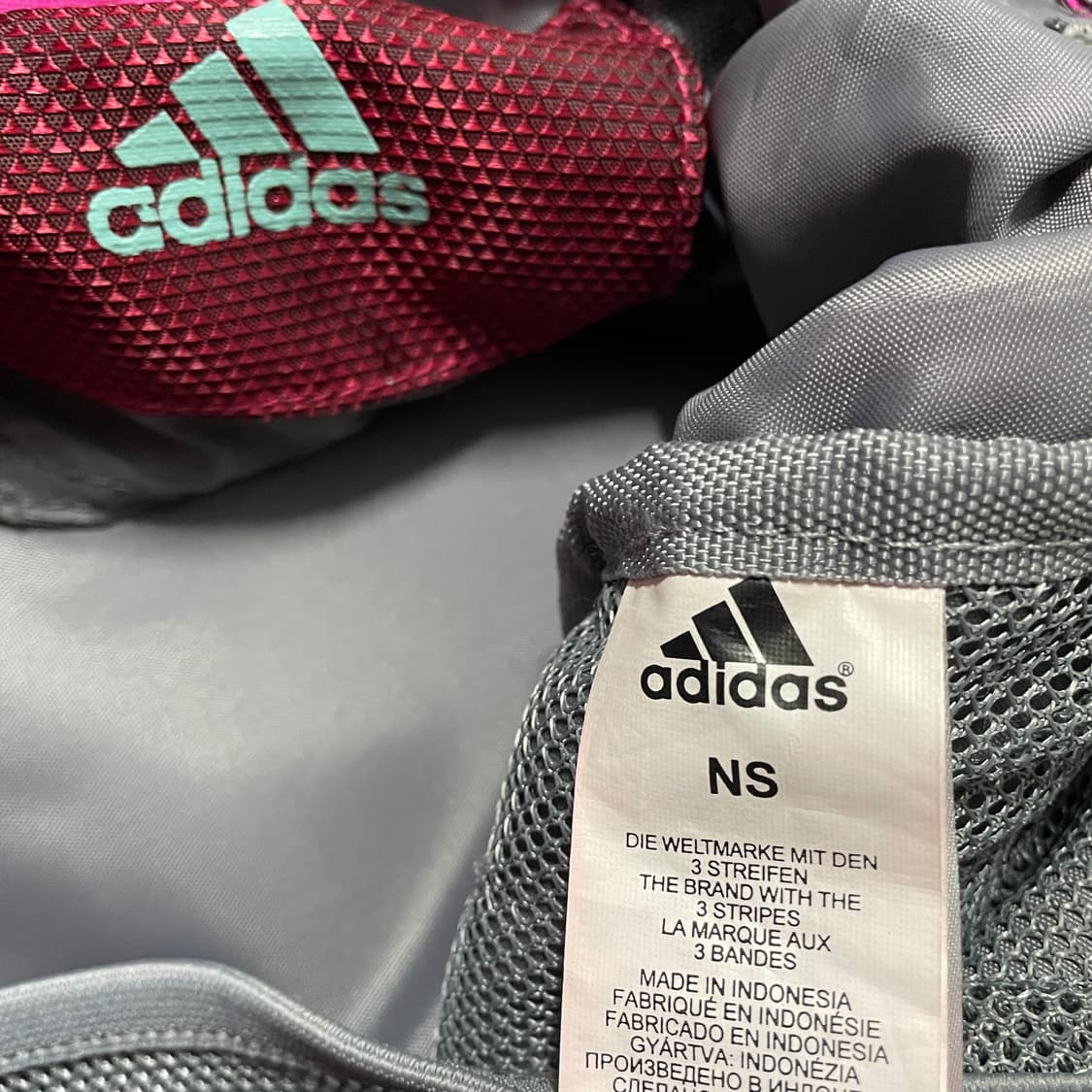 팔로워 특가 아디다스 핑크 3선 미니 슬링백 크로스백 가방 상품이미지5