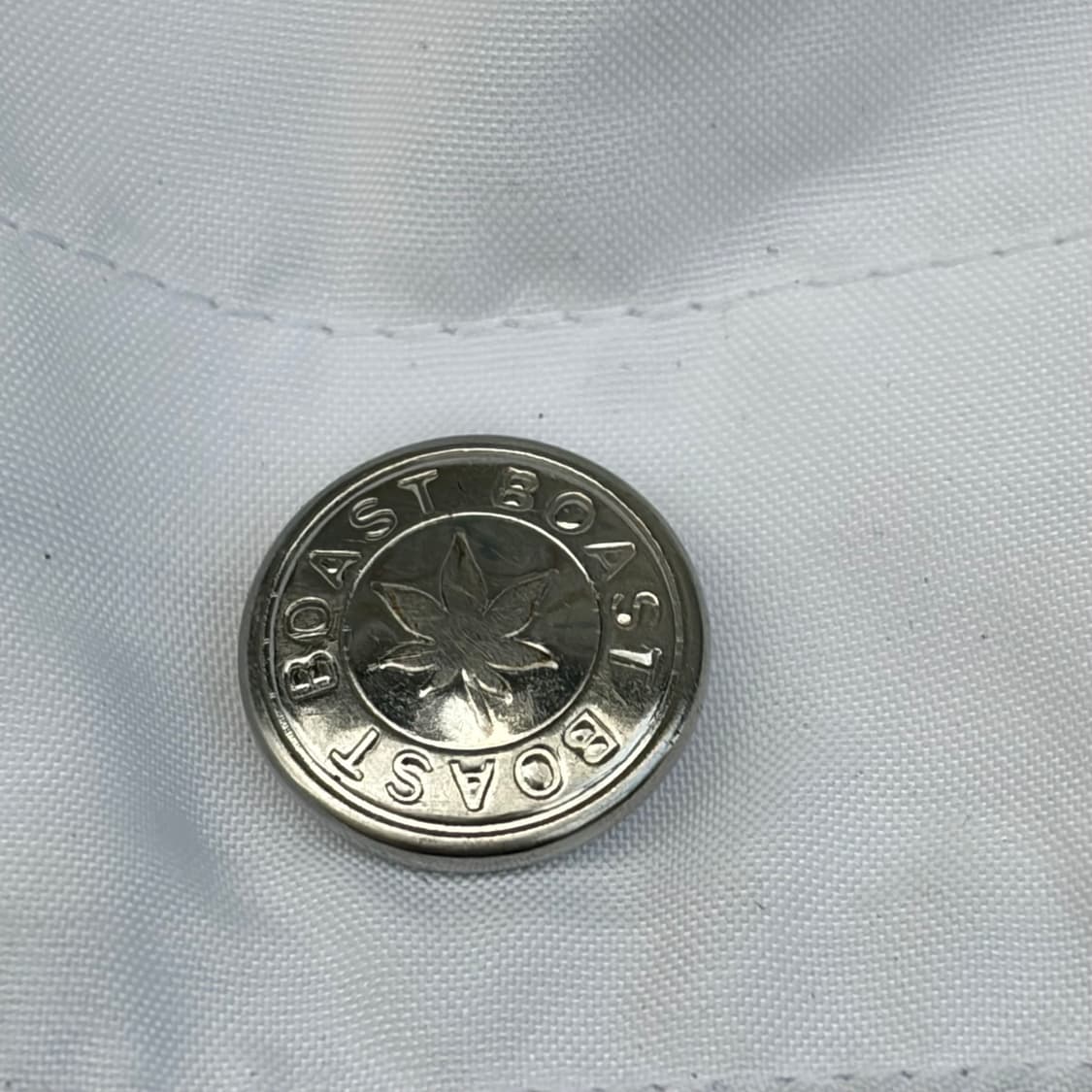 90s USA VTG 마리화나 자수 올드스쿨 오버핏 바람막이 L 상품이미지10