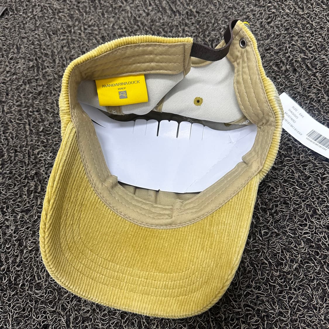 [새상품] 만다리나덕 코듀로이 볼캡 모자 상품이미지2