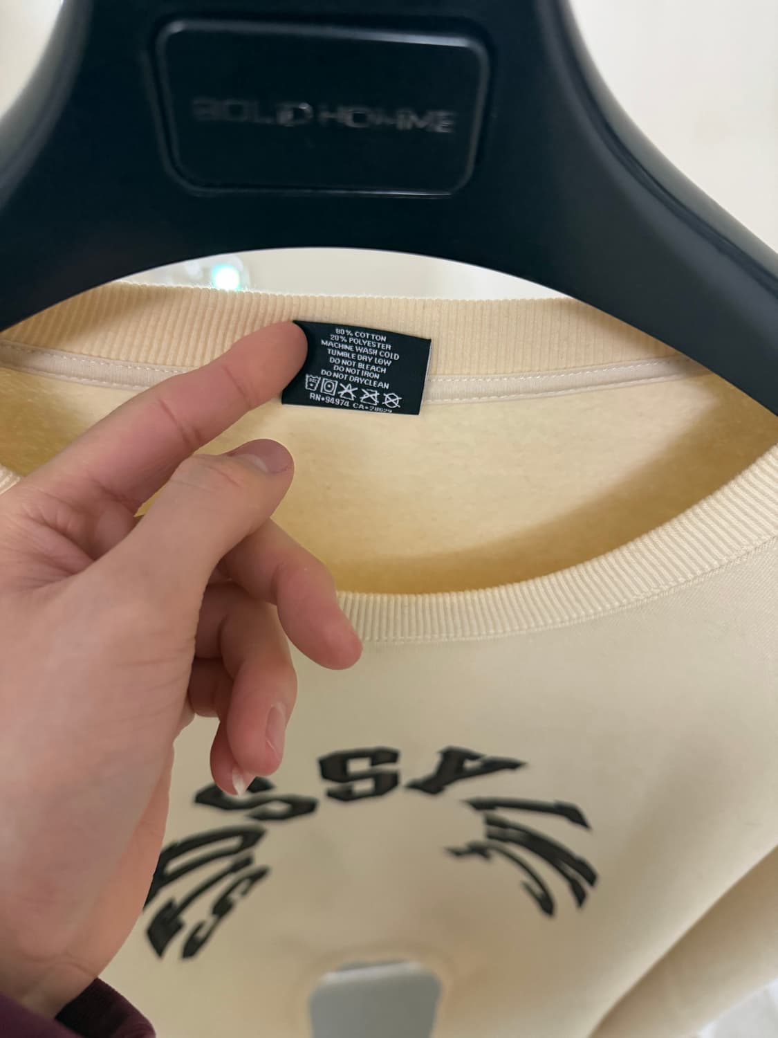 스투시 [민트급.정품] 톤온톤 자수 맨투맨 스웻셔츠 XL(105~110) 상품이미지5