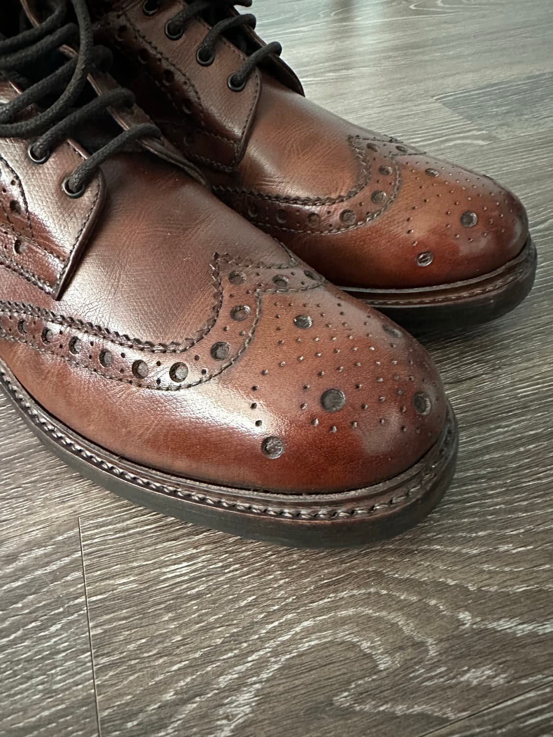 Grenson Fred 코맨더 솔 uk8 / 42 브라운 부츠 상품이미지4