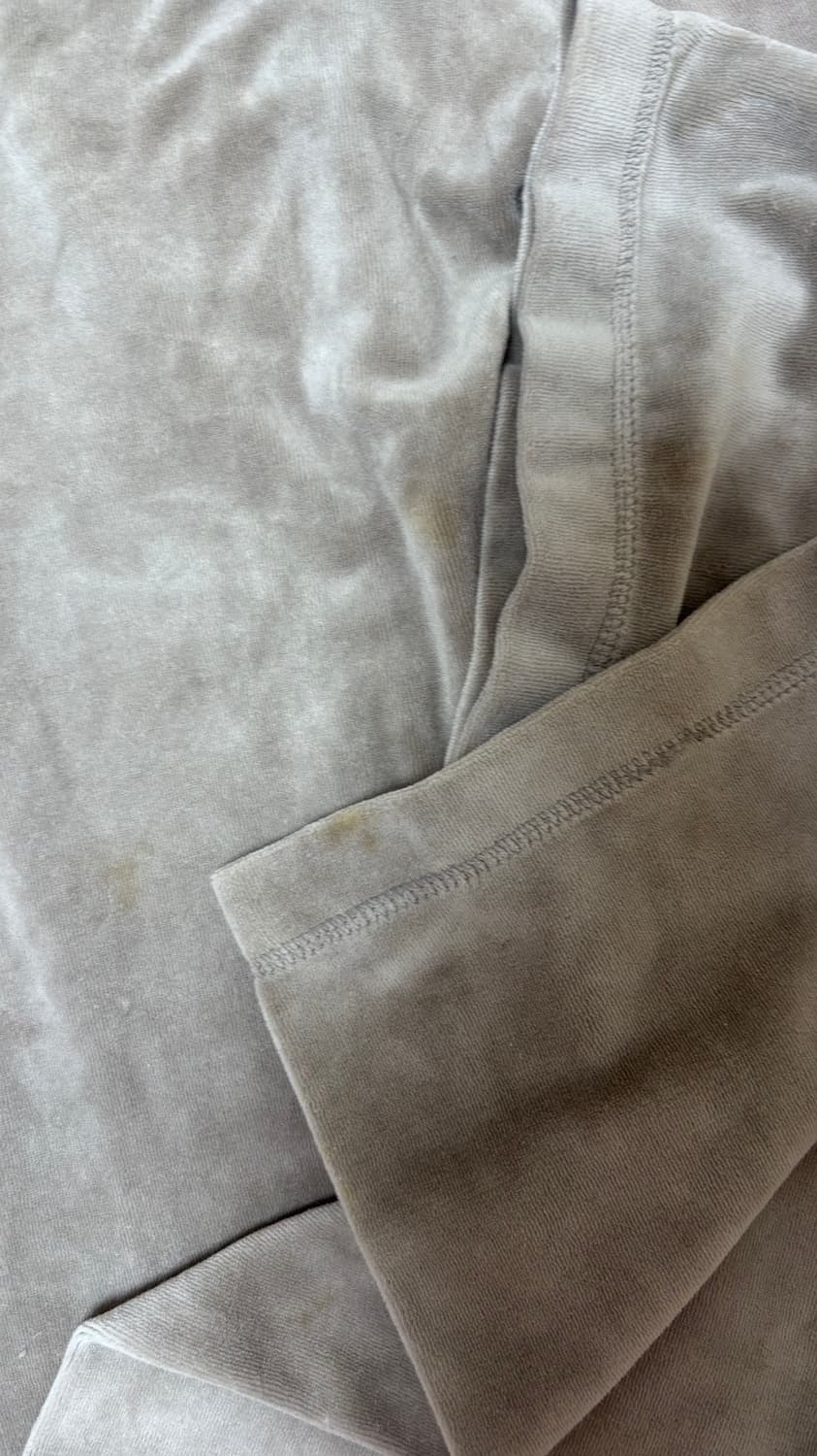 빈티지 PINK 카키 핑크 로고 벨벳 후드집업 팬츠 트레이닝 세트 셋업 상품이미지4