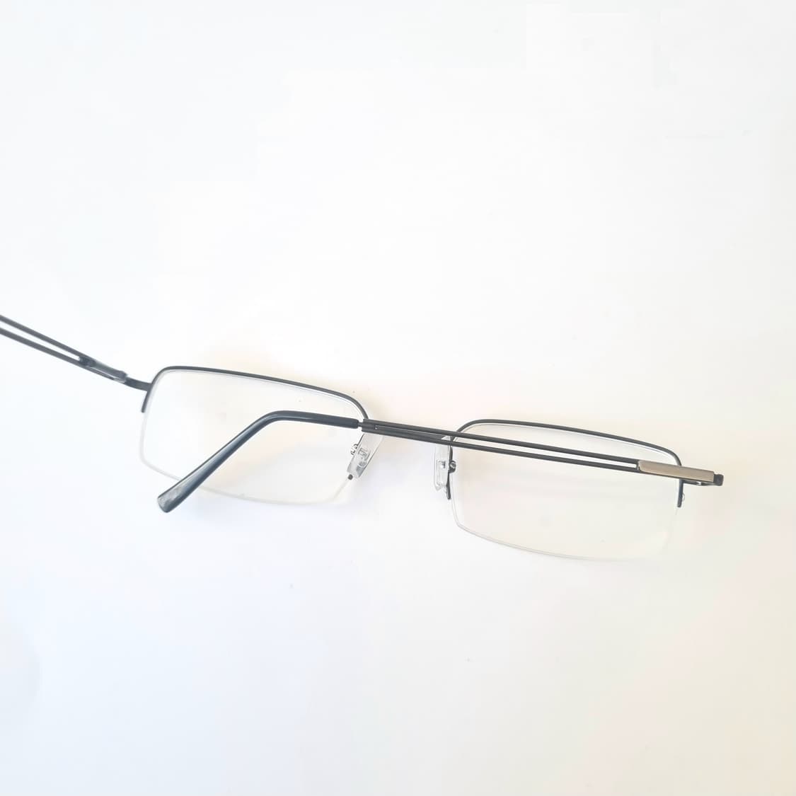 [ 데드스탁 ] xxxL 빅사이즈  블랙 스퀘어 반무테  403 상품이미지2