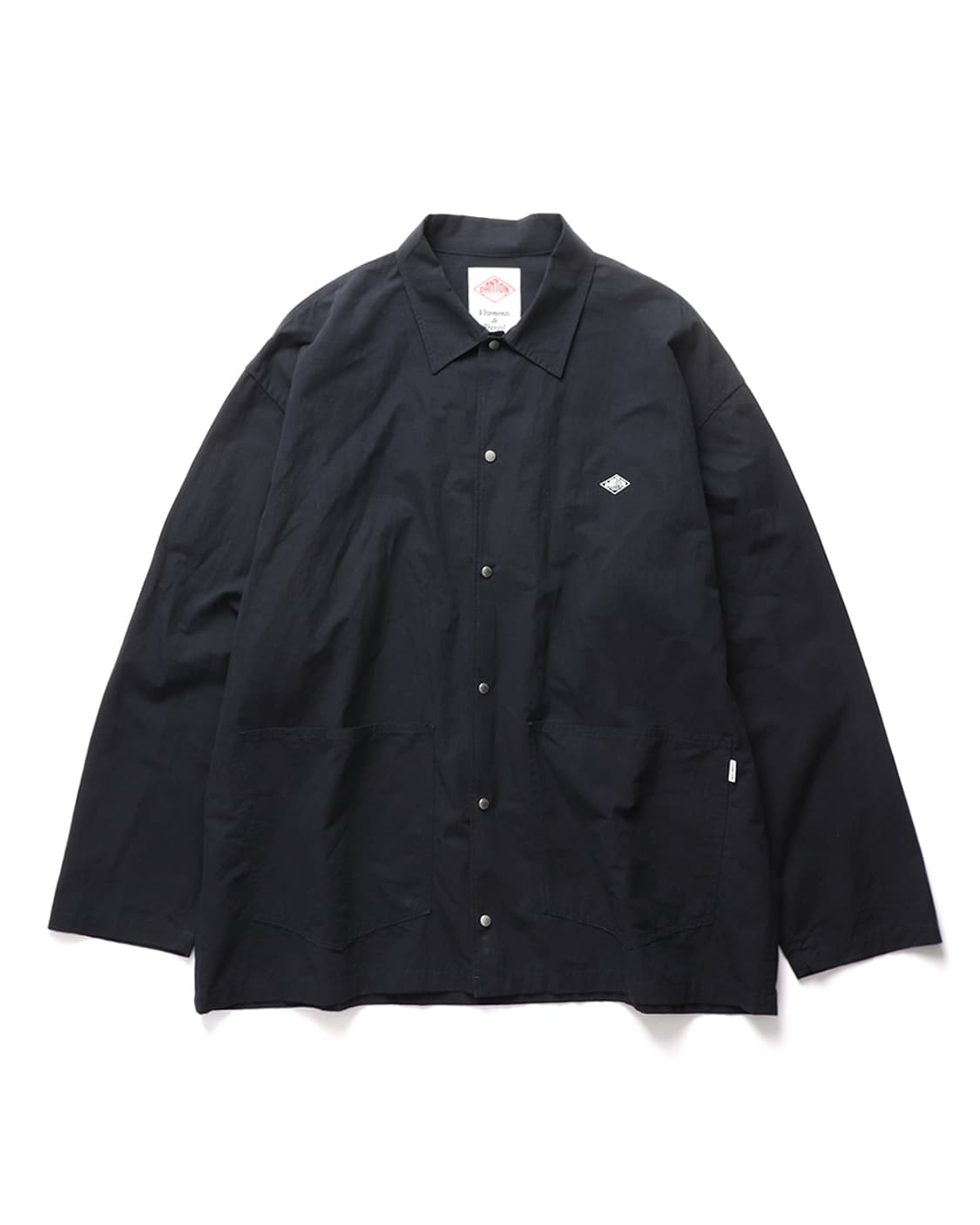 DANTON Cotton Linen Coverall Shirt 상품이미지1