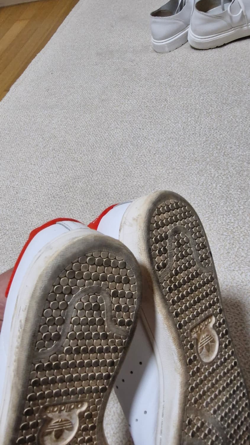 아디다스 스탠스미스 흰빨 운동화 265 상품이미지4