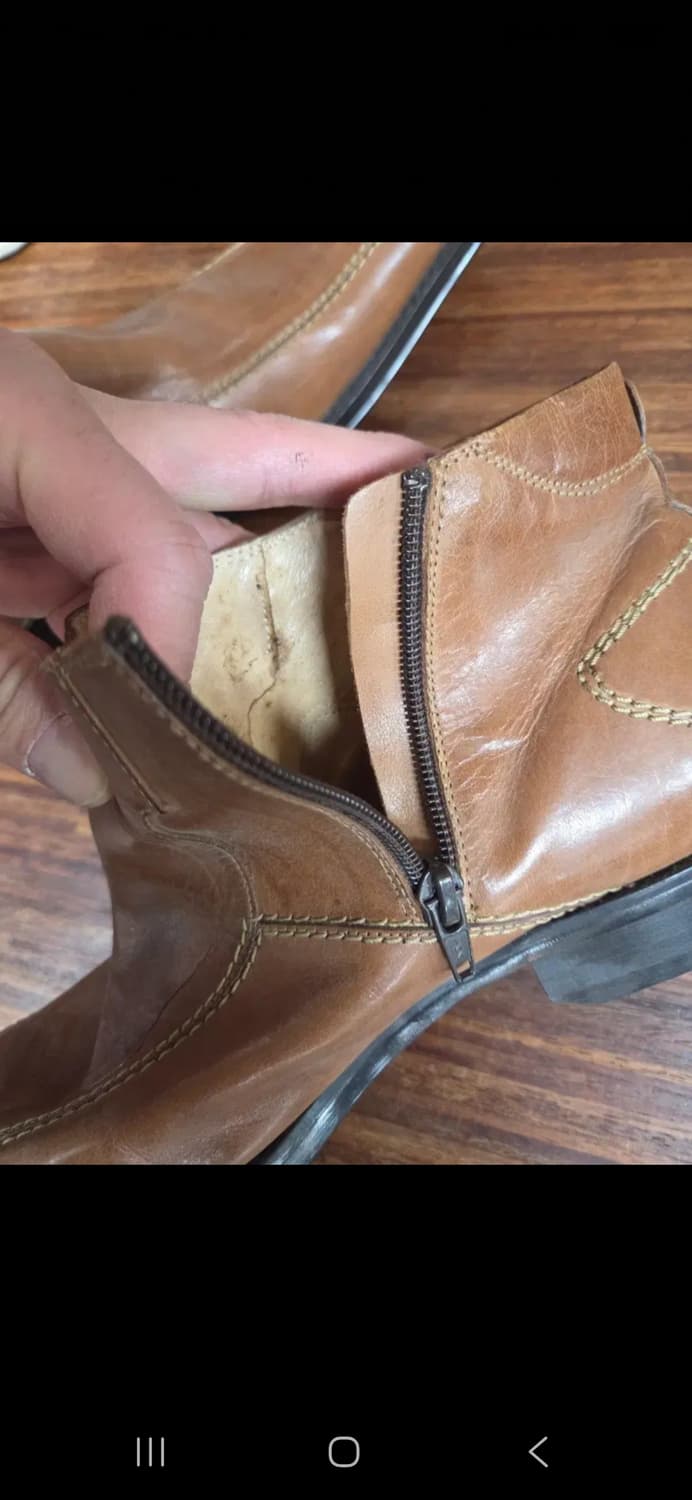 크리스찬 쥴리 빈티지 웨스턴 카우보이 미드 부츠 43 275  상품이미지10