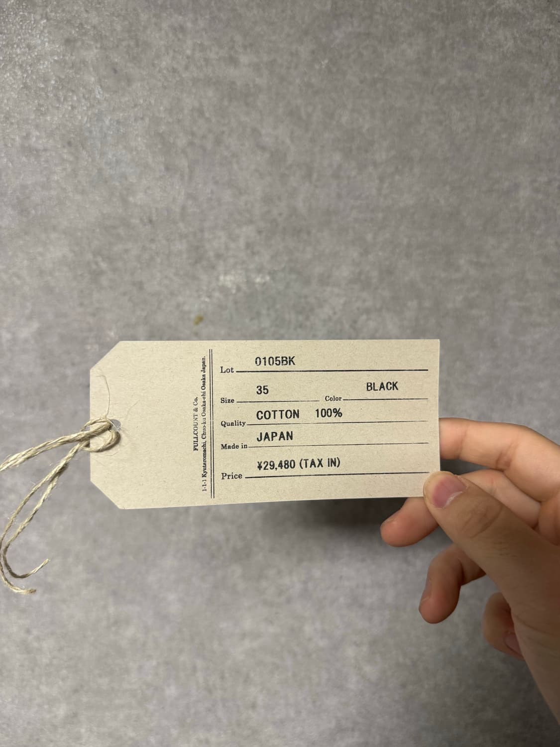 풀카운트 0105bk 블랙 와이드 데님 35 상품이미지5