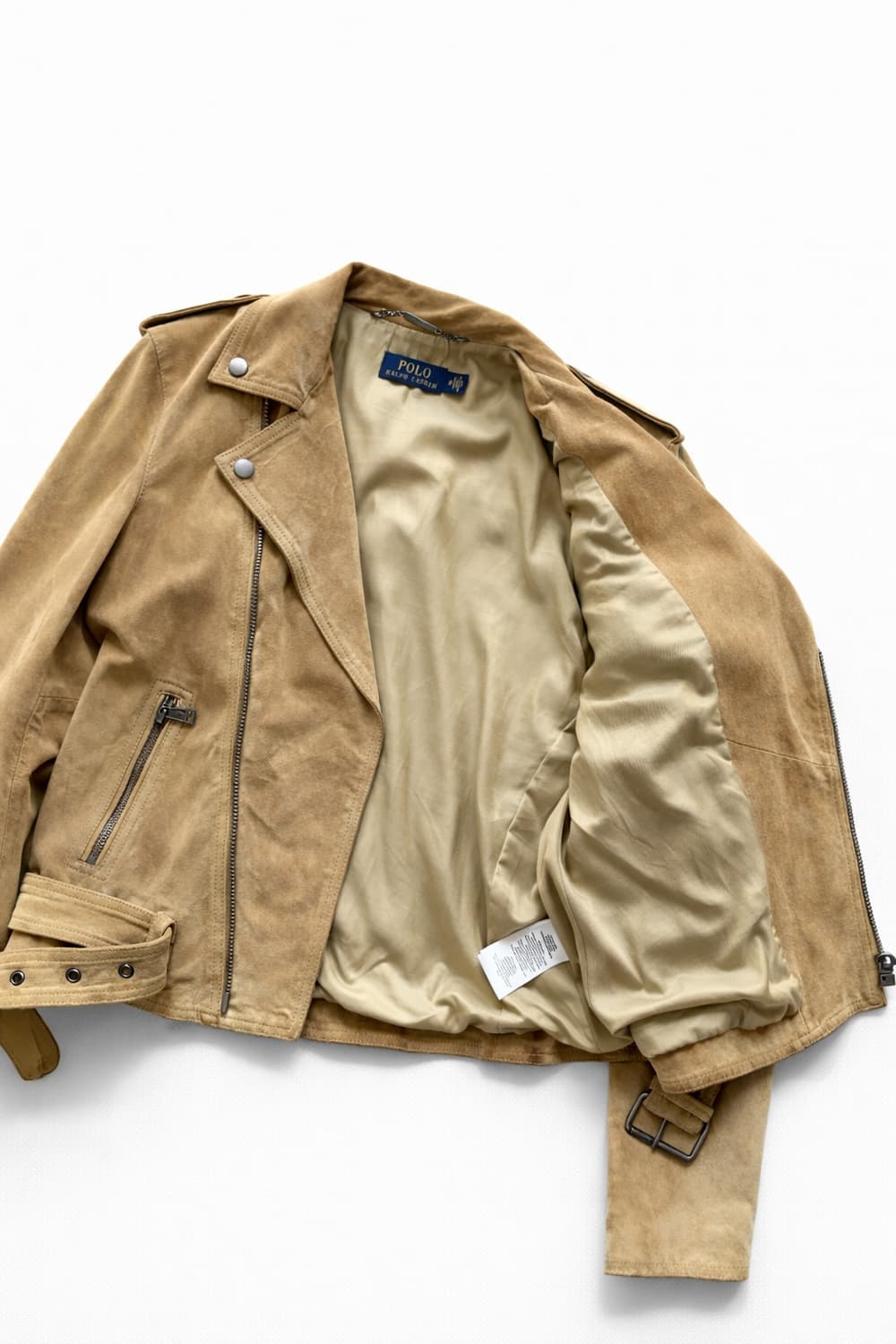 폴로 랄프로렌 우먼즈 스웨이드 라이더 자켓 8 상품이미지7