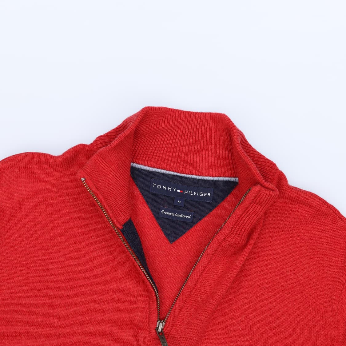 [M] 타미힐피거 울 반집업 니트 1210H1 상품이미지3