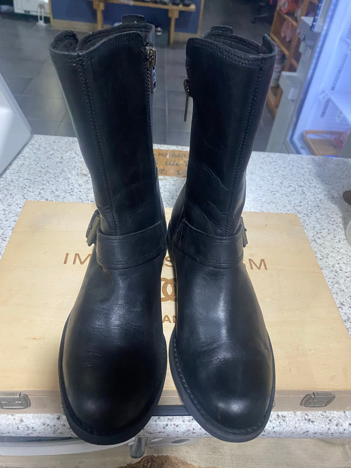 팀버랜드 버클 거죽 부츠 상품이미지2