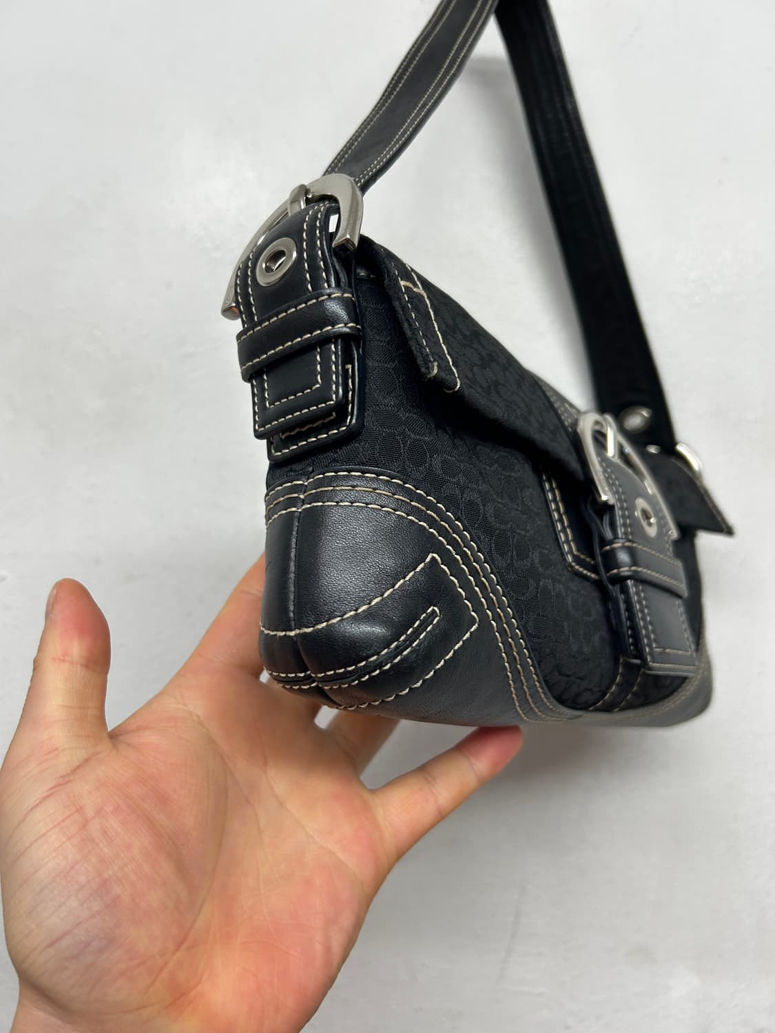 빈티지 코치 미니 숄더백 상품이미지4