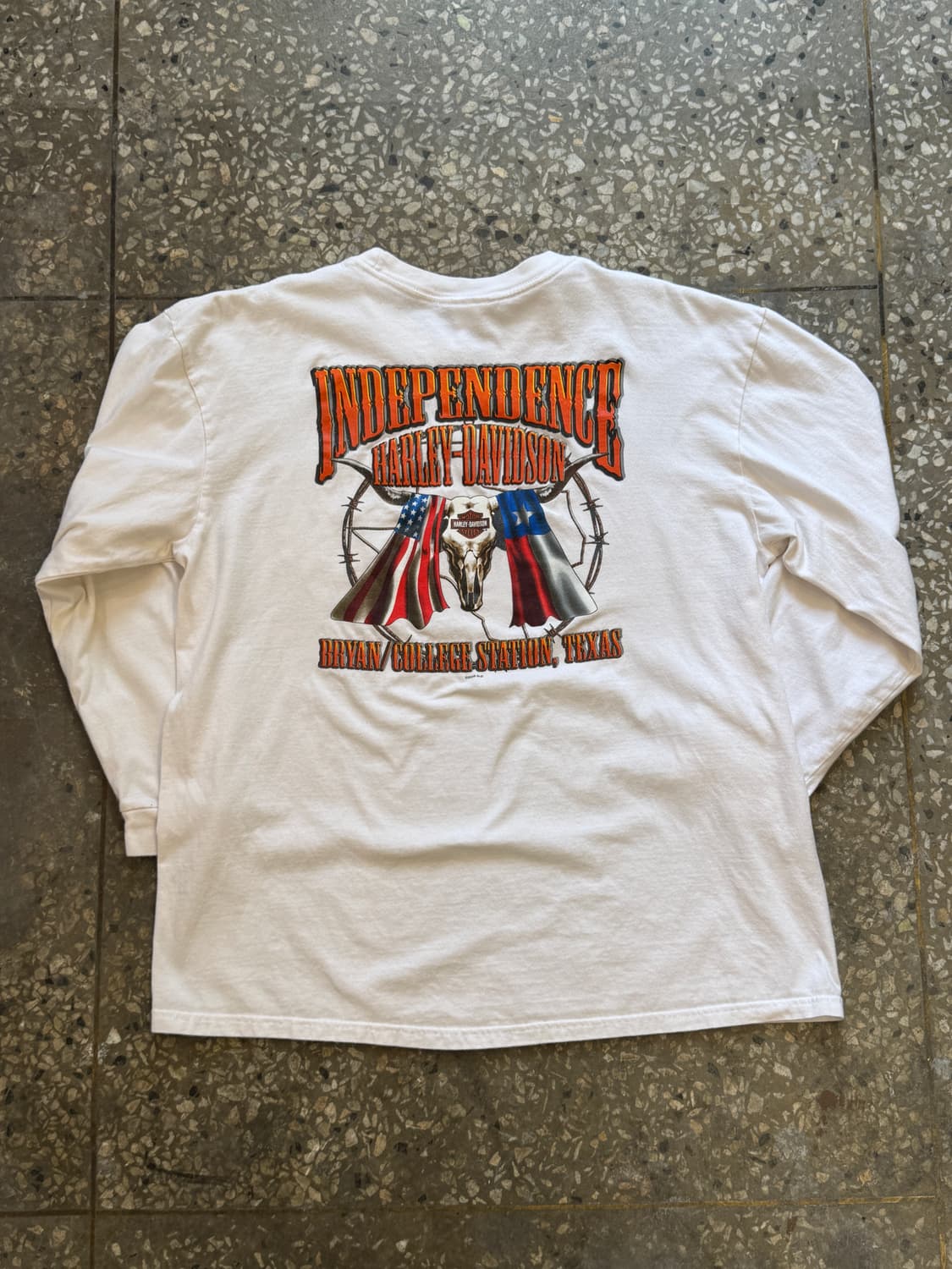 00s 할리 데이비슨 포켓 롱슬리브(T68) 상품이미지3