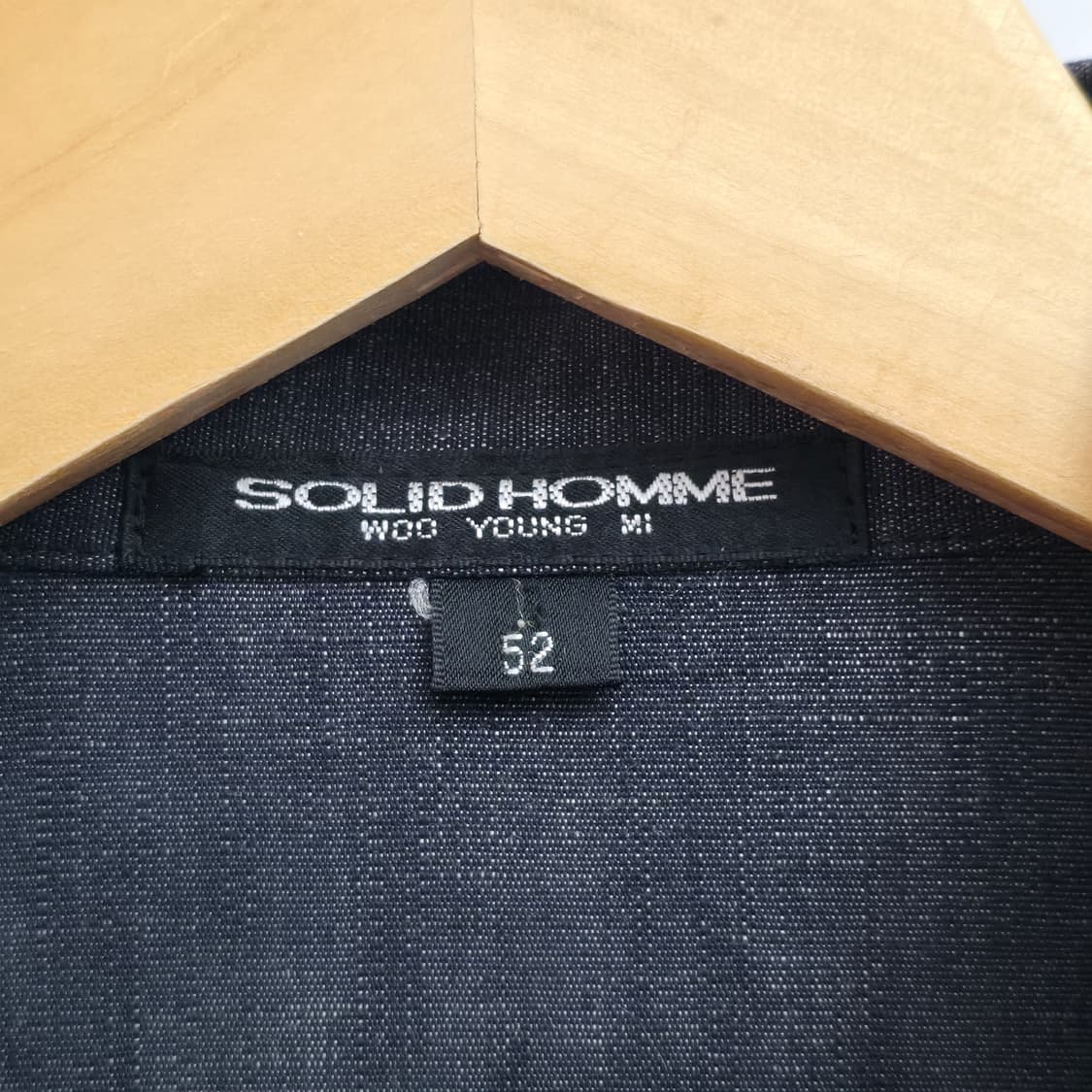 [XL] 솔리드옴므 다크 데님 셔츠 상품이미지4