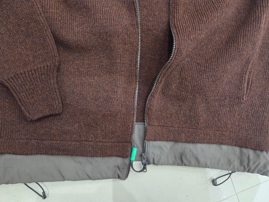 gr10k 스웨터 니트짚업  XL 사이즈 새상품 상품이미지4