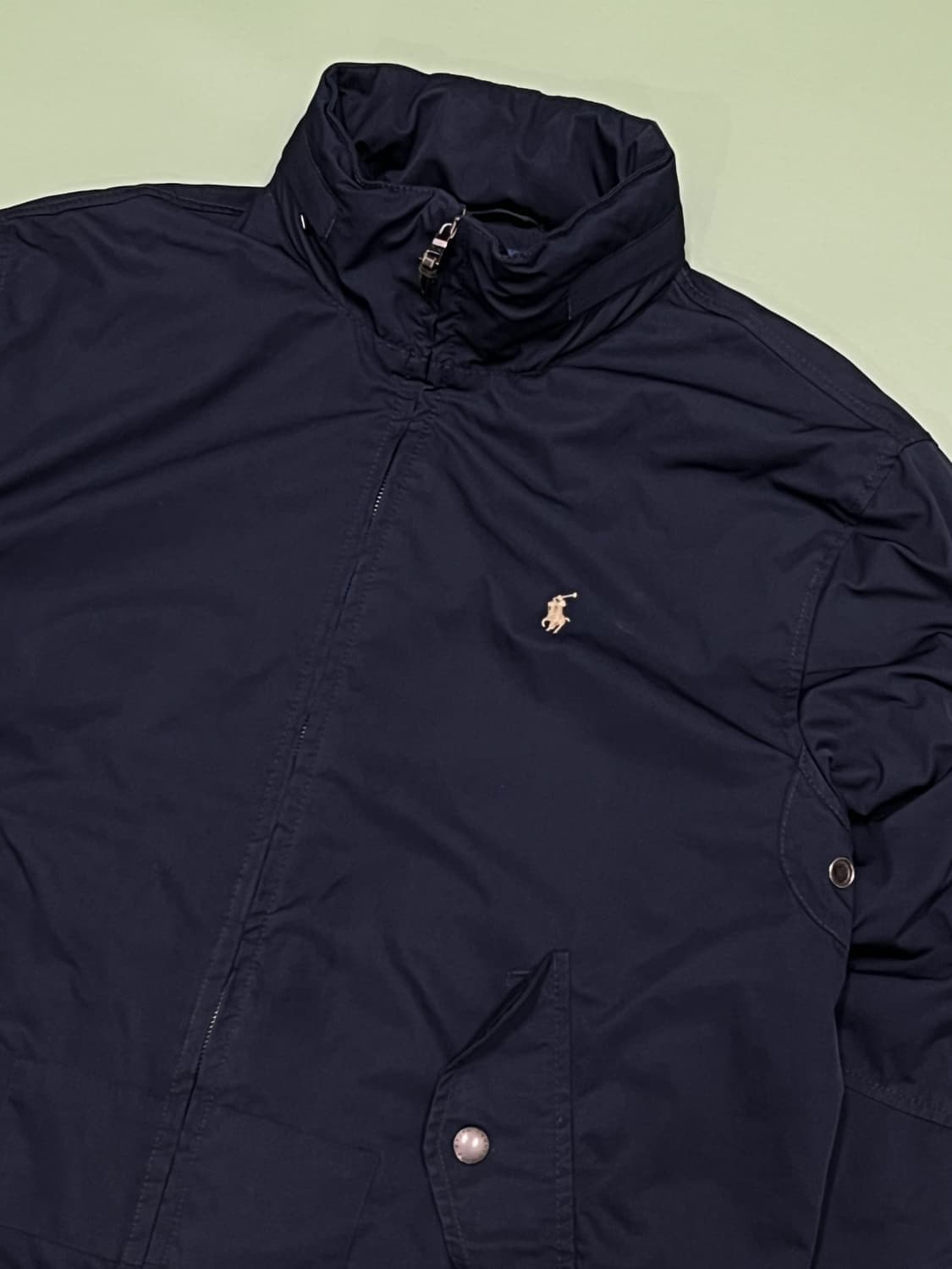 (XL) 폴로 랄프로렌 올드스쿨 폴리쉘 나일론 블루종 자켓 다크네이비 상품이미지3