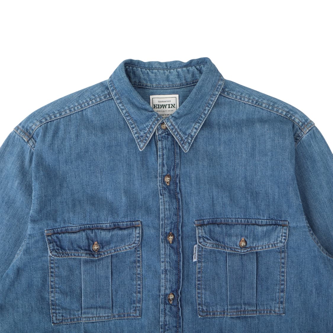올드 에드윈 헤비-듀티 웨어 워크 데님셔츠 상품이미지2